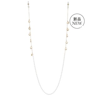 金屬金色REVOLVE小眾新款 Ettika Chain Eyeglass Shell Dangle