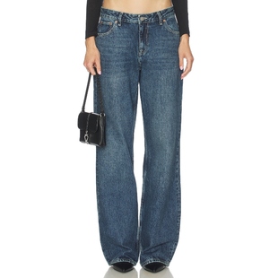 Wide Leg 蓝色 Dr. 复古风REVOLVE小众新款 Hill 美式 Denim