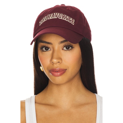 [春节穿搭]Favorite Daughter THE FAVORITE棒球帽酒红色REVOLVE