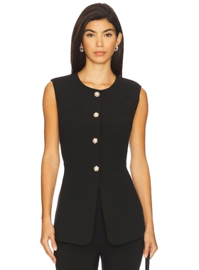 Favorite Daughter CLOCKING 无袖上装 黑色 y2k辣妹风REVOLVE小