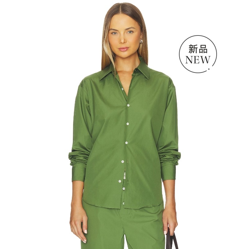 [秋冬新品]Comme Si 衬衫 橄榄色REVOLVE小众