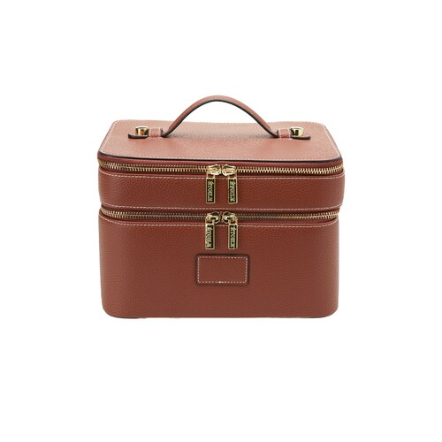 ETOILE COLLECTIVE DUO VANITY CASE 双化妆包 棕色REVOLVE小众新