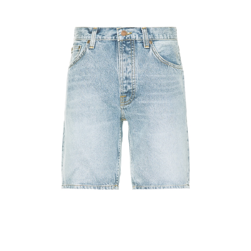 Nudie Jeans 短裤 蓝色 运动复古风REVOLVE小众新款