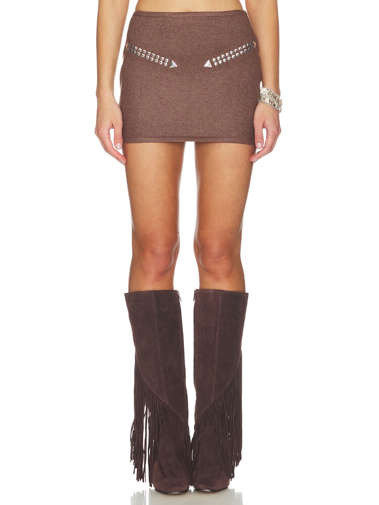 Understated Leather MOONSHINE 半身裙 revolve小众新款
