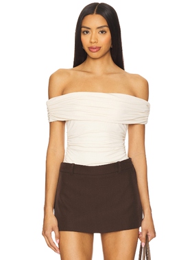 [春季新品] Undress Code 紧身服奶油色REVOLVE小众新款