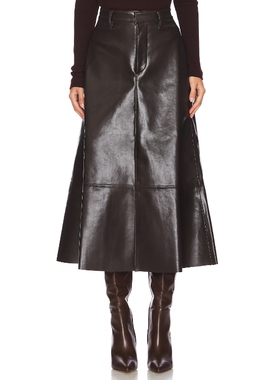 Citizens of Humanity CASSIA 半身裙 棕色 REVOLVE小众新