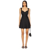 冬季 连衣裙女 新品 the DRESS ASTR Label 黑色REVOLVE小众