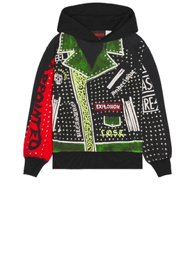 [冬季新品]Pleasures EXPLOSION 连帽衫 黑色REVOLVE小众