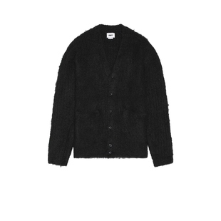 Obey 针织开衫上衣黑色系扣经典款男士羊毛衫REVOLVE时尚冬季保暖