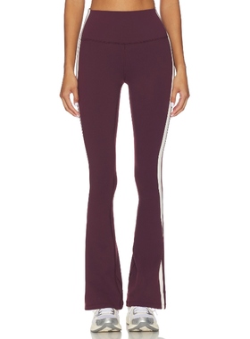 [冬季新品]Splits59 RAQUEL打底裤酒红色美式休闲风REVOLVE小众