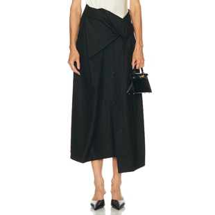 半身裙 MANUELA HEIRLOME 黑色REVOLVE小众 春夏新品