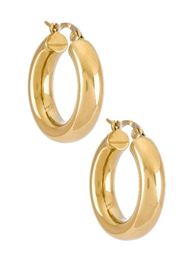 SHASHI DOMINIQUE 耳饰小众设计感冷淡风欧美大耳环revolve金色