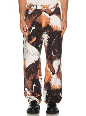 Obey CLASSIC 牛仔长裤 棕色REVOLVE小众新款