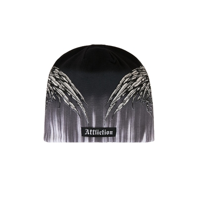Affliction 针织毛线帽 白色REVOLVE小众新款