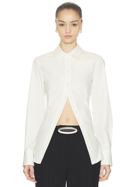 HAELO CINCH 衬衫上装 白色经典款通勤风上衣REVOLVE小众新款