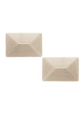 Heaven Mayhem CELESTE 铆钉耳饰 revolve小众新款 金属银色