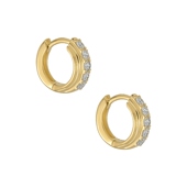 STONE 金属金色REVOLVE小众 耳饰 AND STRAND