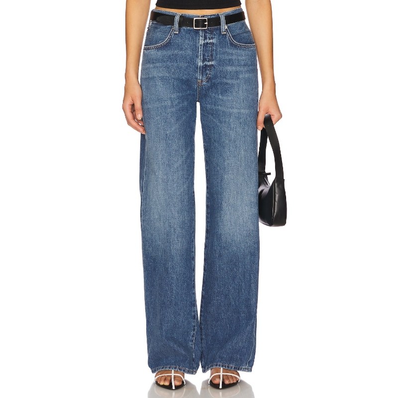 Citizens of Humanity ANNINA 直筒 蓝色 美式复古风REVOLVE小众