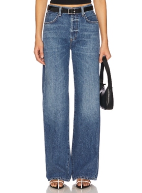 Citizens of Humanity ANNINA 直筒 蓝色 美式复古风REVOLVE小众