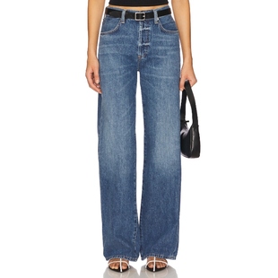 ANNINA Humanity 直筒 蓝色 复古风REVOLVE小众 Citizens 美式