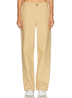 Sporty & Rich SRHWC 长裤 棕黄色 美式休闲风REVOLVE小众新款