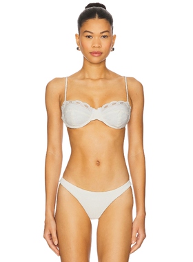 Vix Swimwear 比基尼文胸上装白色y2k辣妹风REVOLVE