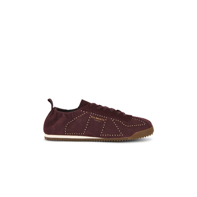 [春节穿搭]ALLSAINTS KENNY STUD RUNNER运动鞋红色REVOLVE新款