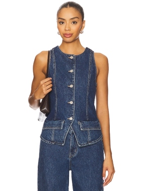 [冬季内搭]Show Me Your Mumu 背心 蓝色辣妹风REVOLVE新款