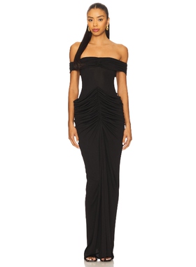 MISHA THE POLARIS 裙子 黑色REVOLVE小众新款