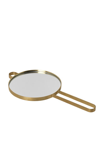 Ferm Living POISE 手镜  金属金色 秋冬新品REVOLVE