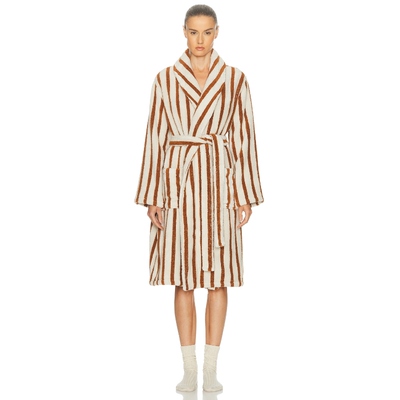 Parachute TERRY STRIPE 长袍 Cream,BrownREVOLVE小众新款