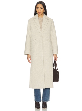 Unreal Fur MALTA 大衣 奶油色 老钱风REVOLVE小众新款