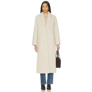 Unreal Fur MALTA 大衣 奶油色 老钱风REVOLVE小众新款