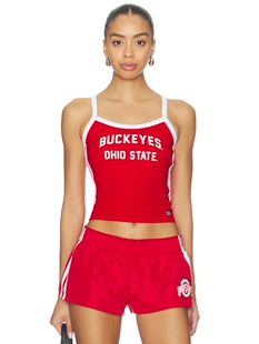 Hype and Vice Ohio State University Sideline Stripes Tank To