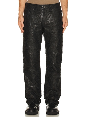 Affliction QUILTED 长裤 黑色REVOLVE小众新款