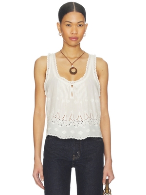 SPELL MAIDEN 蕾丝贴身背心 revolve小众新款 白色