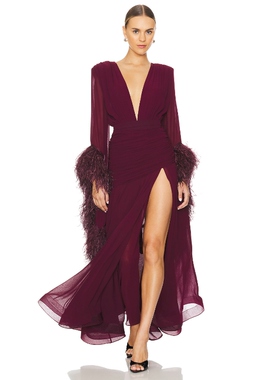 Bronx and Banco GEISHA 长裙 紫色 REVOLVE小众新款