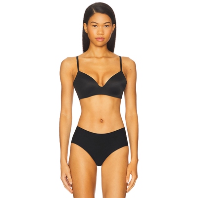 Calvin Klein Underwear CK T恤式胸罩 黑色 REVOLVE小众新款