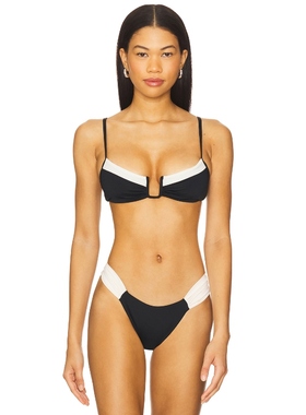 LSPACE PEYTON 比基尼文胸上装 黑色 y2k辣妹风REVOLVE小众新款