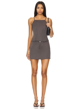 ALL THE WAYS AMITY 半身裙套装 深灰色REVOLVE小众新款