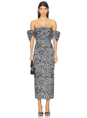 KIKA VARGAS ADELE 裙子 蓝色REVOLVE小众新款