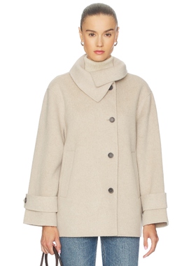 Brochu Walker ANDIE 夹克 米色美式休闲风REVOLVE小众新款