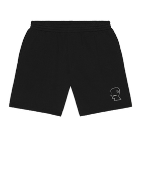 Brain Dead LOGOHEAD 橄榄球短裤 黑色REVOLVE小众新款