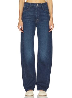 MOTHER The Full-pipe Skimp Jeans 蓝色 美式复古风REVOLVE小众