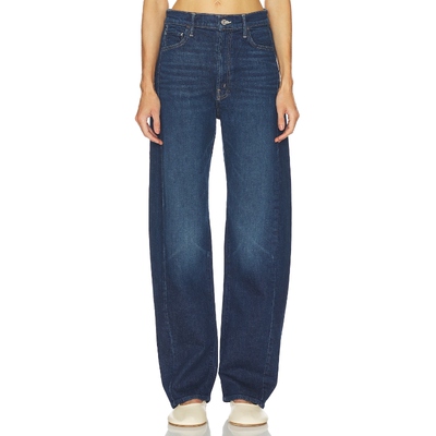 MOTHER The Full-pipe Skimp Jeans 蓝色 美式复古风REVOLVE小众