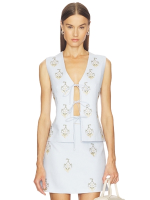 Rosewater House SARV 上装 revolve小众新款 淡蓝色