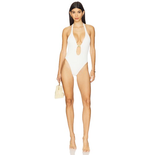 Vix Swimwear LIZA 一件式泳衣 白色 y2k辣妹风REVOLVE小众新款
