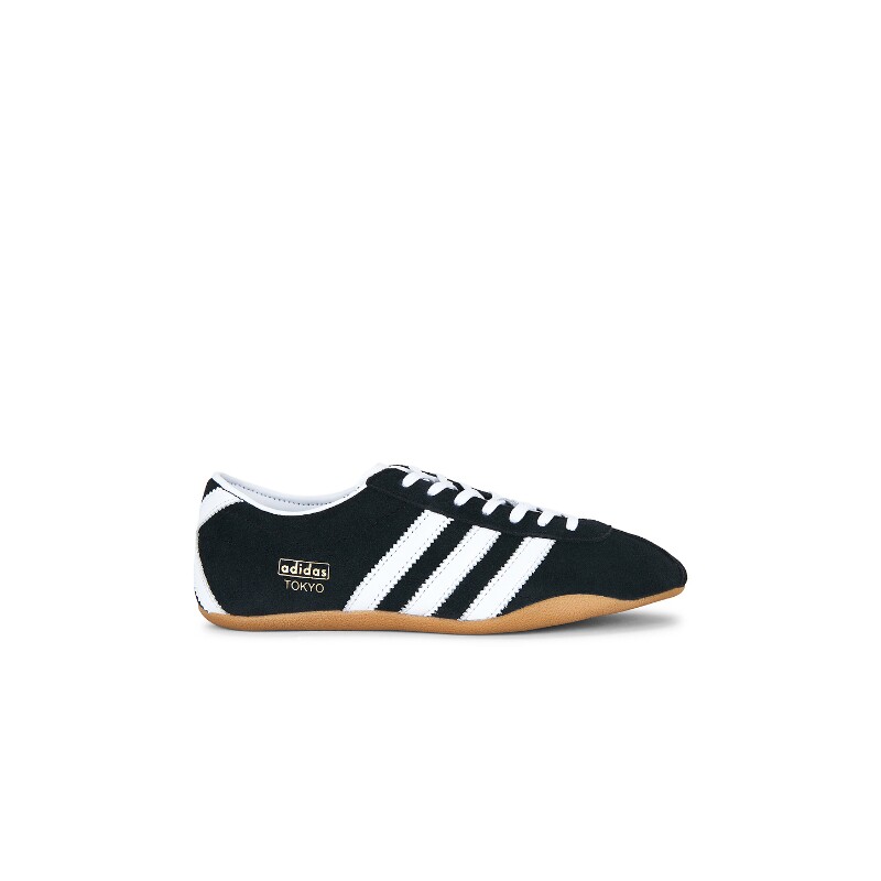 adidas Originals黑色麂皮运动鞋复古风早秋低帮休闲球鞋REVOLVE