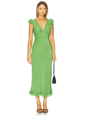 Ciao Lucia ISOL 长裙 绿色REVOLVE小众新款