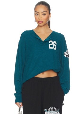 Boys Lie K-BF 运动衫 绿色 运动复古风REVOLVE小众新款